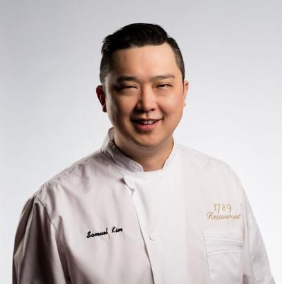 Chef Samuel Kim of 1789 Restaurant.