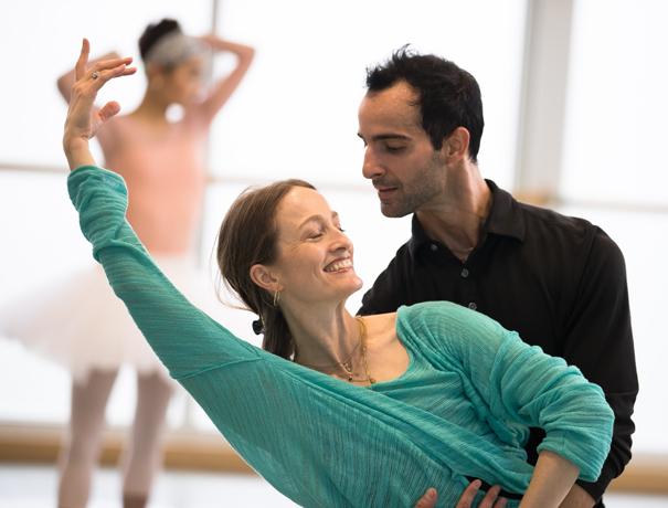 Artistic director of the Washington Ballet, Julie Kent and Cuban dancer Rolando Sarabia.
