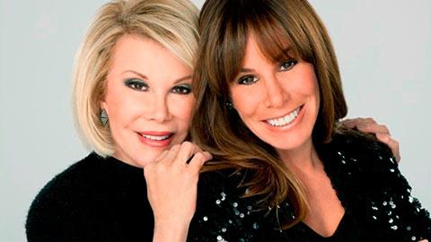 The late Joan Rivers and her daughter, Melissa.