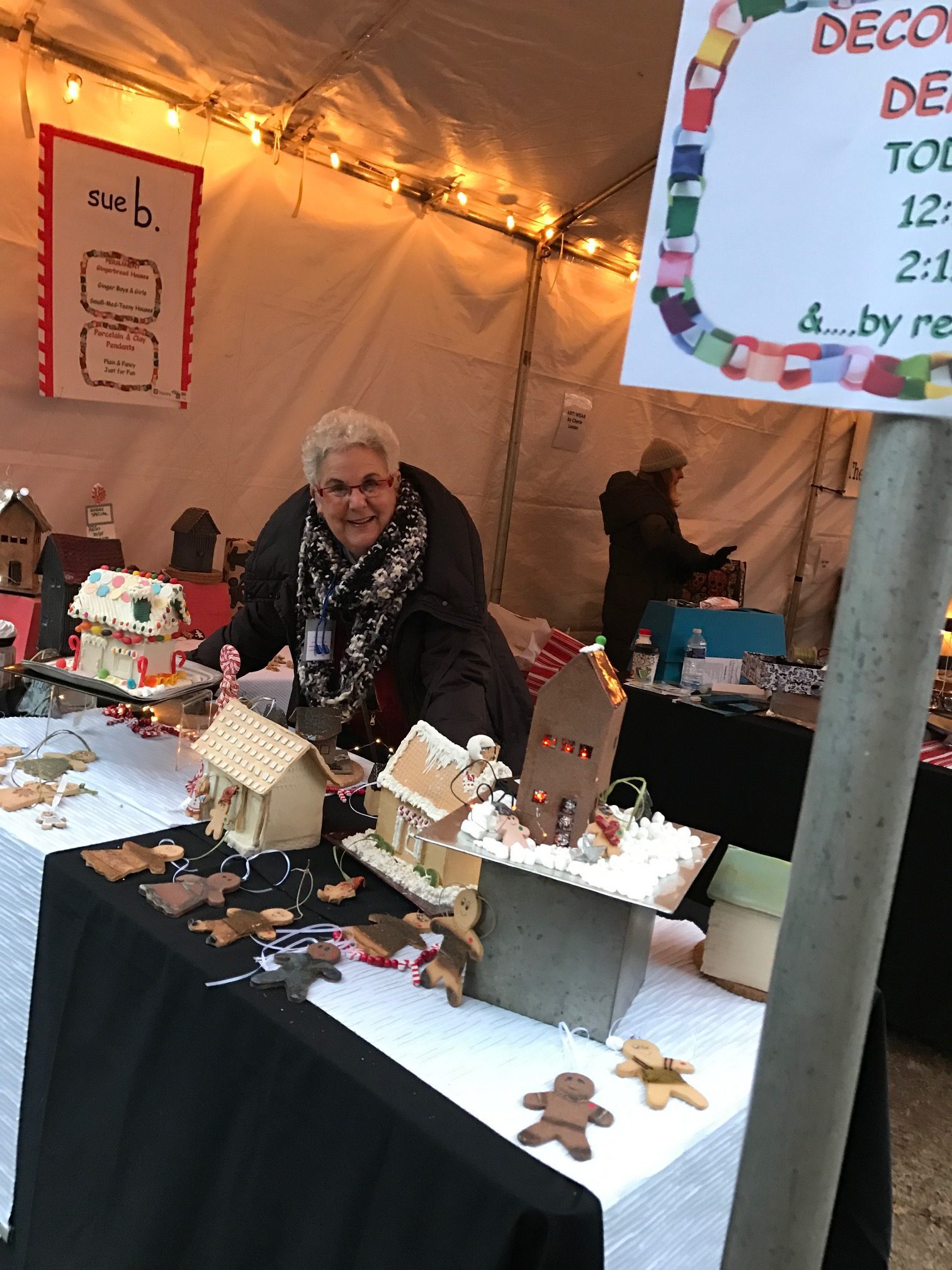 At the Holiday Market on F Street downtown.  
